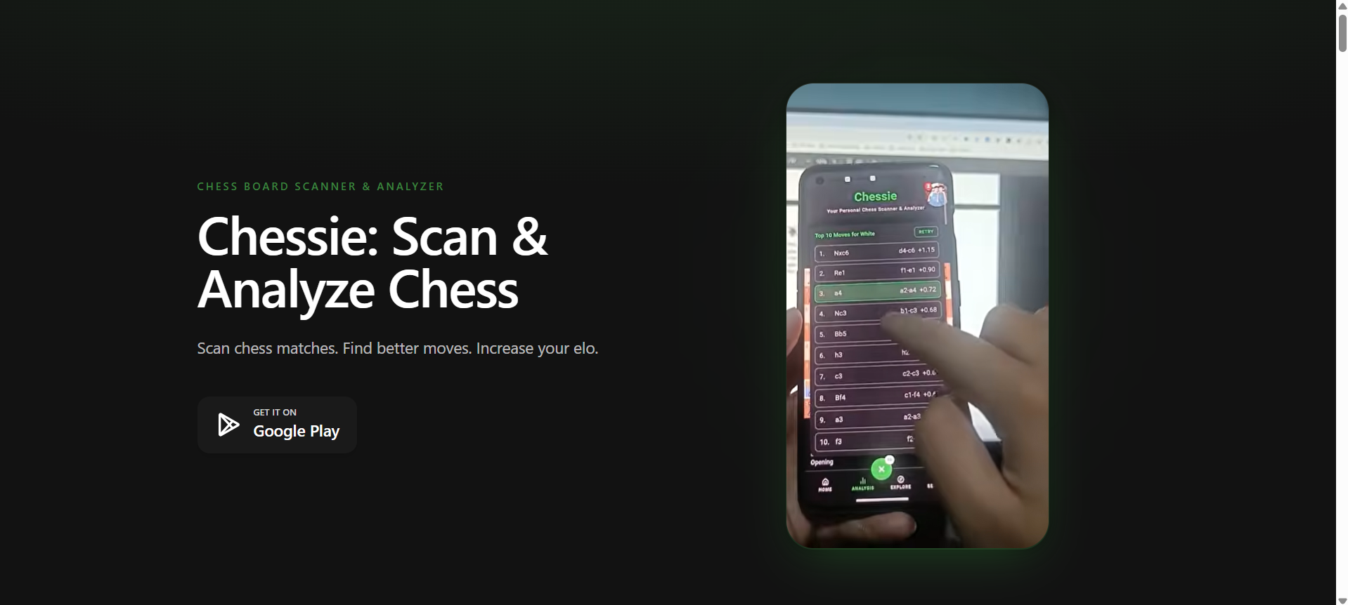 Chessie: Scan & Analyze Chess
