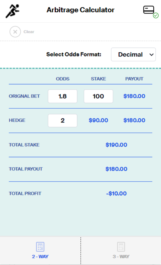 Arbitrage Calculator